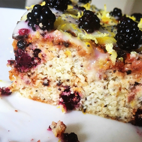 Fig+Rye Lemon Blackberry Courgette Cake
